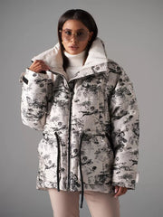 Monochrome Jacquard Down Fill Coat Alaska® Outerwear Company