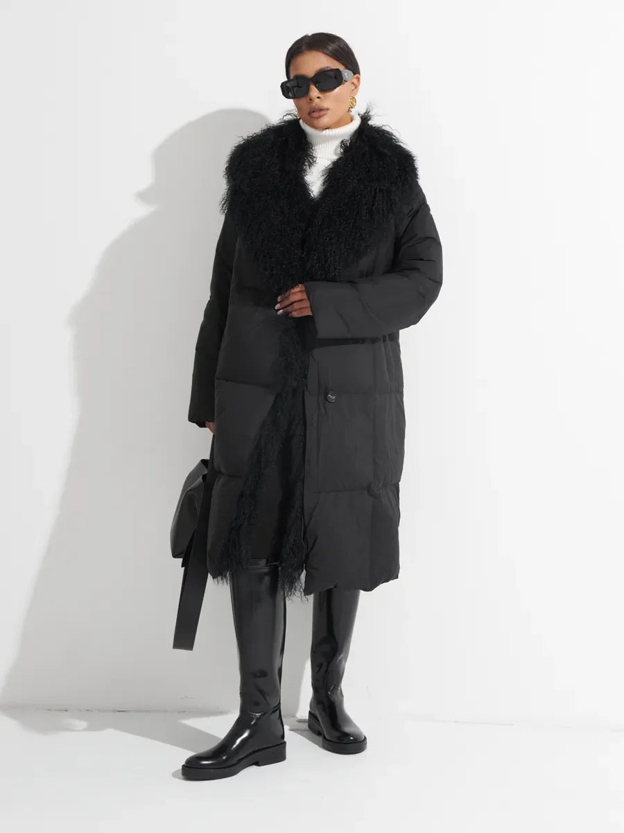 Genuine Lama Fur Premium Down Coat Alaska® Outerwear Company