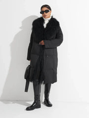 Genuine Lama Fur Premium Down Coat Alaska® Outerwear Company