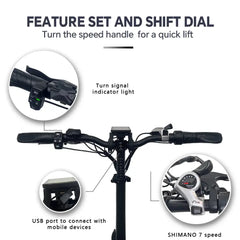 DRVETSION AT20 – 750W Folding Electric Bike with Samsung Battery Family Shopolf