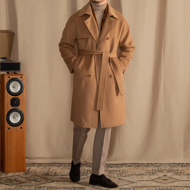 Men's Wool Drop Coat Family Shopolf