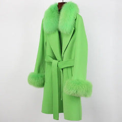 Wool Overcoat Long Family Shopolf