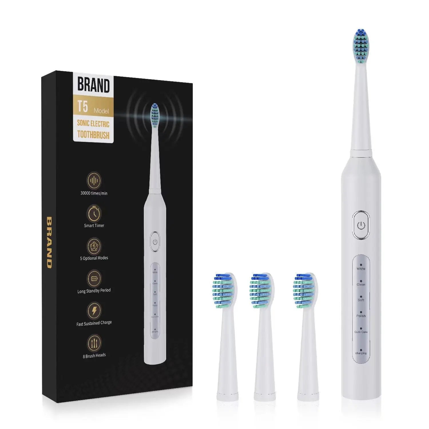 T5 Rechargeable Electric Toothbrush Family Shopolf