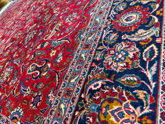 Incredible Persian Kashan All Over Wool Rug 10’2” x 14’ Rugistan