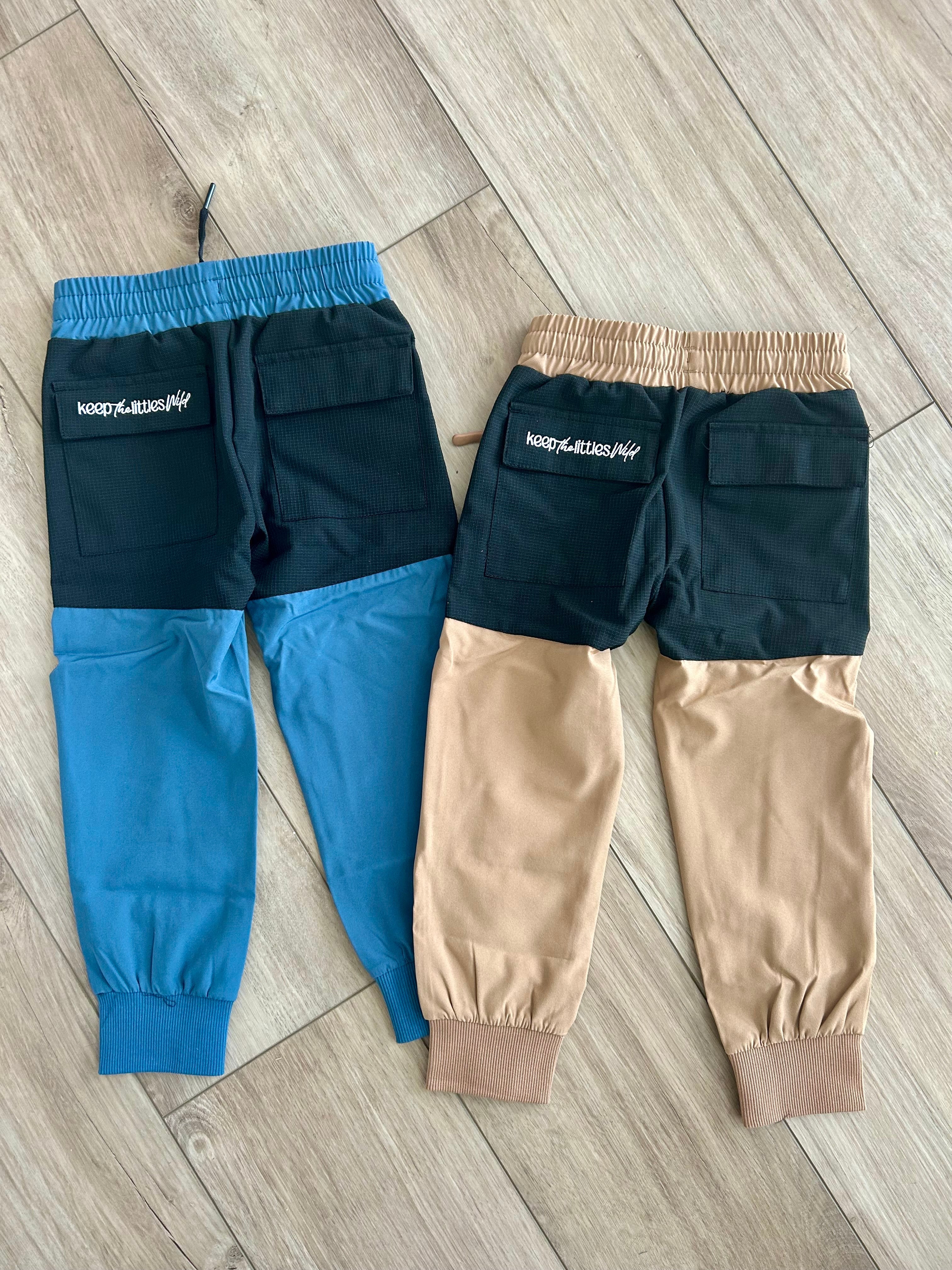 Hiking pants- water resistant tan Keep the Littles Wild