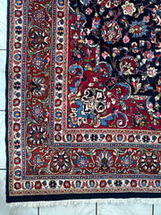Persian Mashhad Hand Knotted Wool Area Rug 9’9” x 13’3” Rugistan