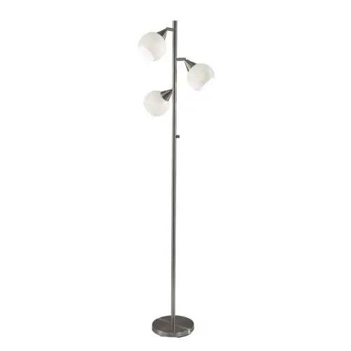 Floor lamp with adjustable globes made of treated steel HomeRoots