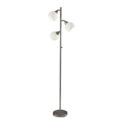 Floor lamp with adjustable globes made of treated steel HomeRoots