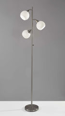 Floor lamp with adjustable globes made of treated steel HomeRoots