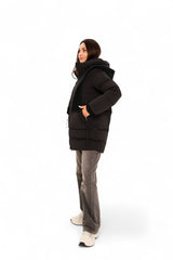 Double-hooded Insulated Bio-Down Coat