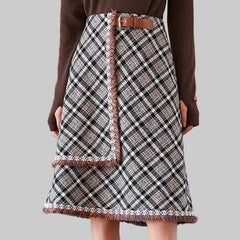 Fringed A-Line Skirt for Women – Trendy and Versatile Family Shopolf