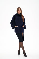 Genuine Mink Fur Virgin Wool Coat Alaska® Outerwear Company