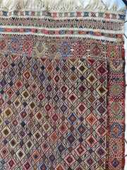 Antique Turkish Jajim Wool Rug 5’6” x 14’5” Rugistan