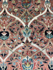 William Morris Hand-Knotted Wool Luxury Handmade Rug - 7'10" x 9'10" Rugistan