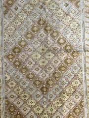 Hand-Knotted Afghani Nakhunak Wool Rug - 4' x 4'11" Rugistan