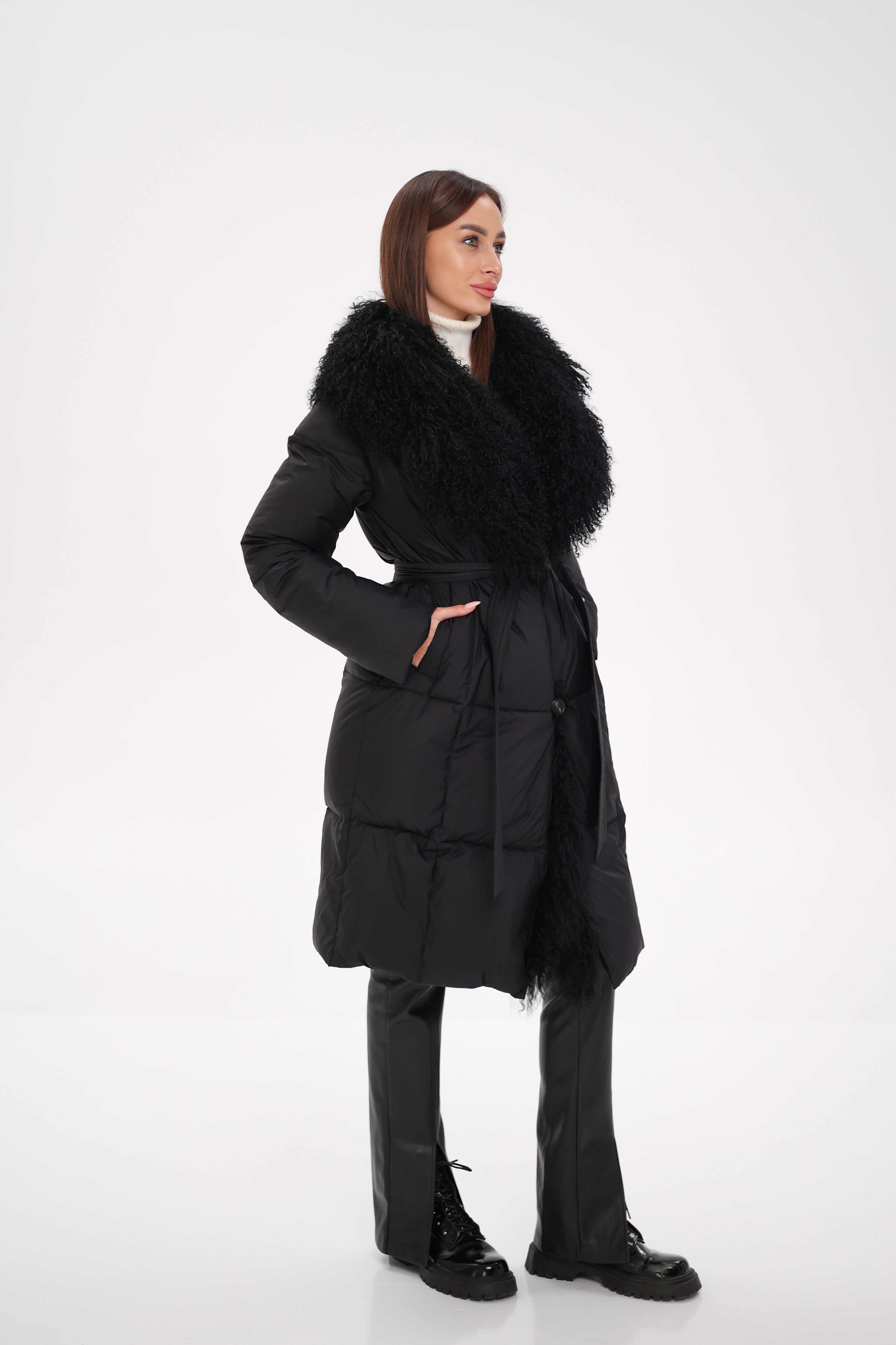 Genuine Lama Fur Premium Down Coat Alaska® Outerwear Company