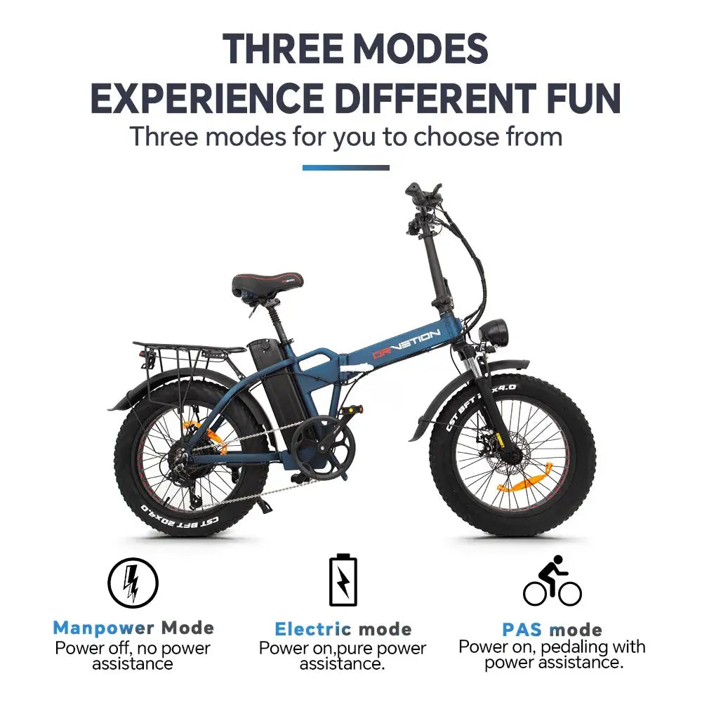 DRVETSION AT20 – 750W Folding Electric Bike with Samsung Battery Family Shopolf
