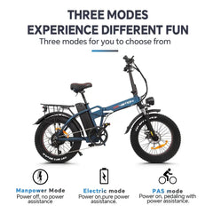DRVETSION AT20 – 750W Folding Electric Bike with Samsung Battery Family Shopolf
