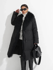 Genuine Lama Fur Premium Down Coat Alaska® Outerwear Company