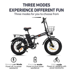 DRVETSION AT20 – 750W Folding Electric Bike with Samsung Battery Family Shopolf