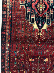 4'2” x 11’4” Hand Knotted Farahan Persian Wool Runner Rug Rugistan