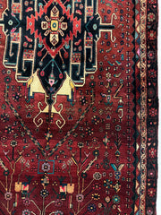 4'2” x 11’4” Hand Knotted Farahan Persian Wool Runner Rug Rugistan