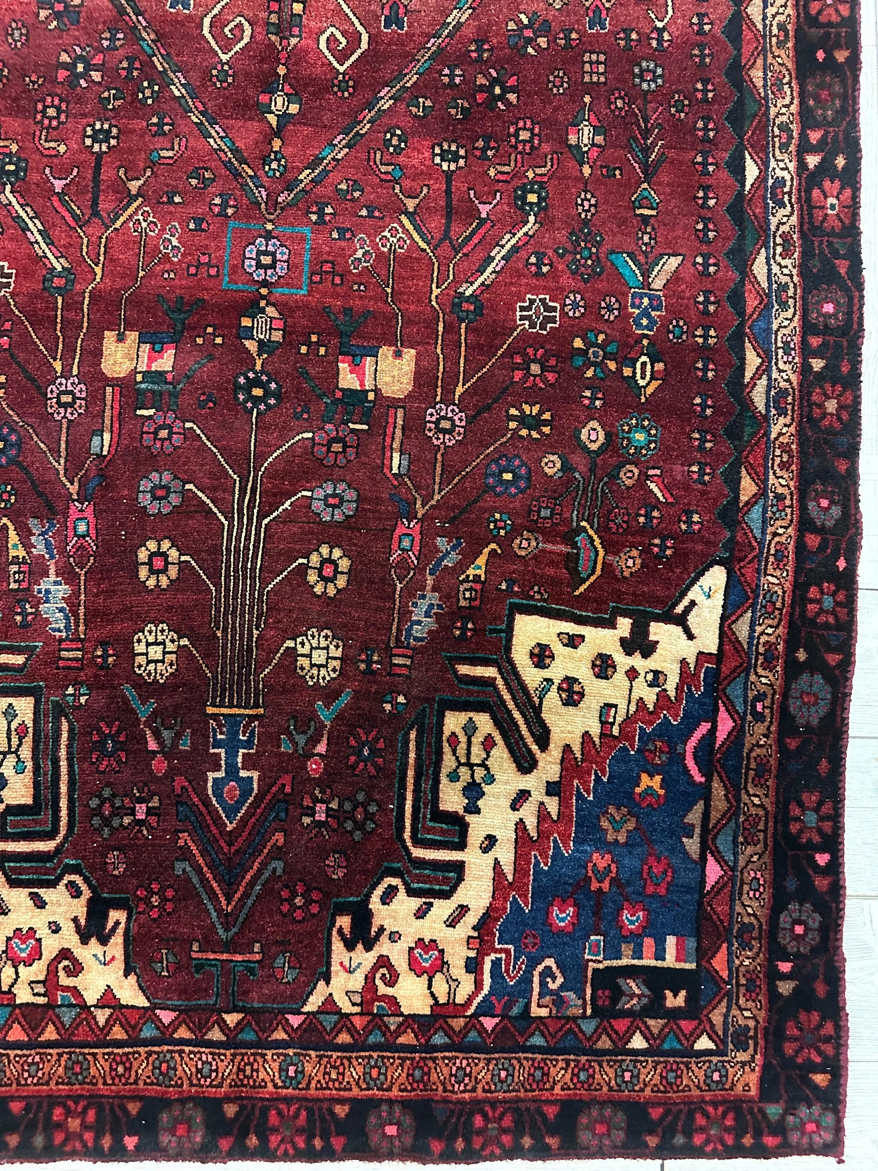 4'2” x 11’4” Hand Knotted Farahan Persian Wool Runner Rug Rugistan