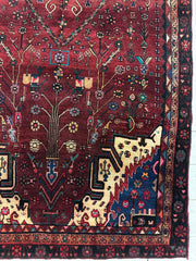 4'2” x 11’4” Hand Knotted Farahan Persian Wool Runner Rug Rugistan