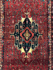 4'2” x 11’4” Hand Knotted Farahan Persian Wool Runner Rug Rugistan