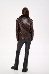 Genuine Mink Fur Embossed Leather Jacket Alaska® Outerwear Company