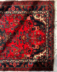Hand-knotted Persian Hamadan wool Rug 3’8” x 6’4” Rugistan