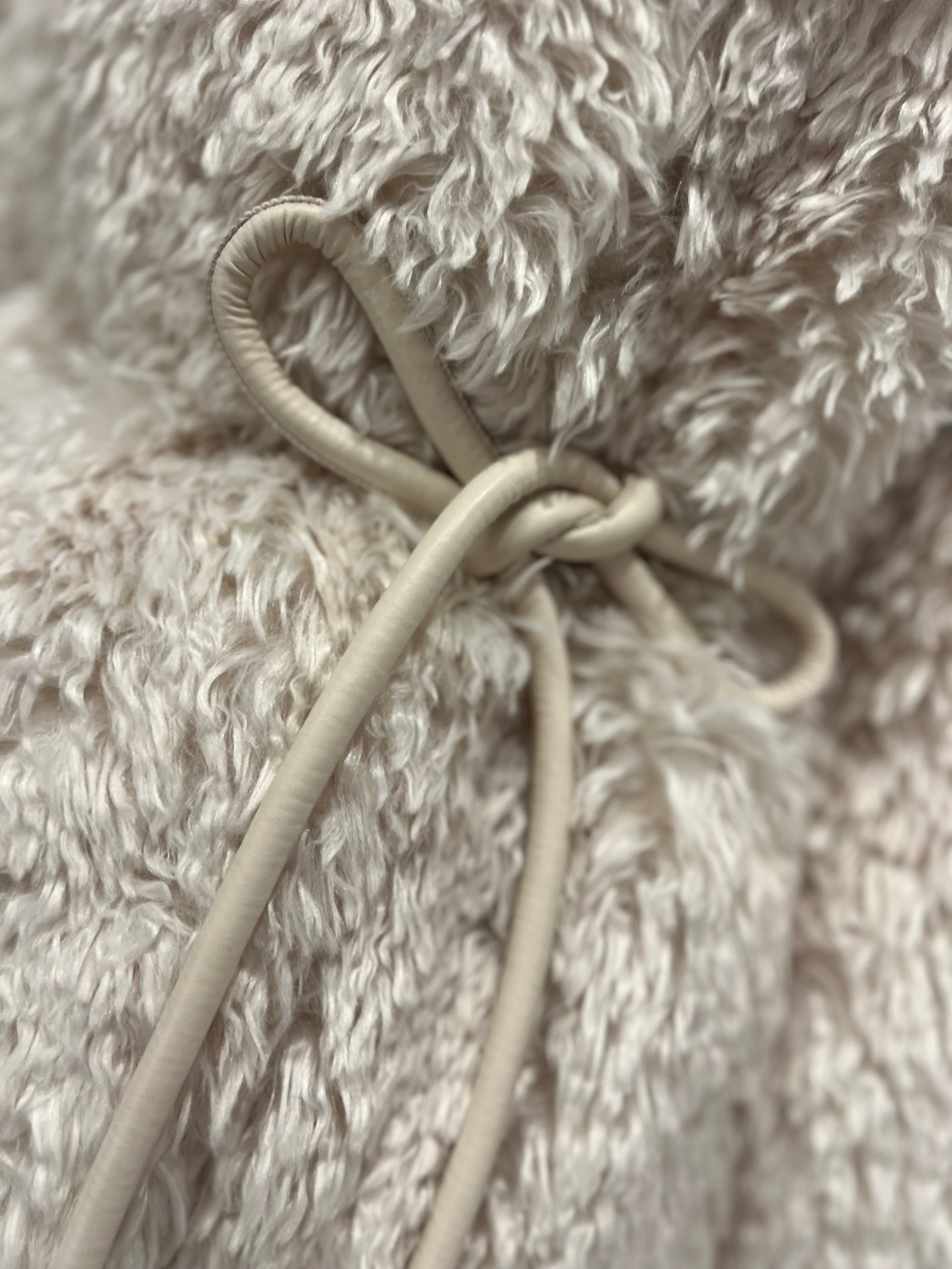 Faux Fur Coat with Leather Belt Alaska® Outerwear Company