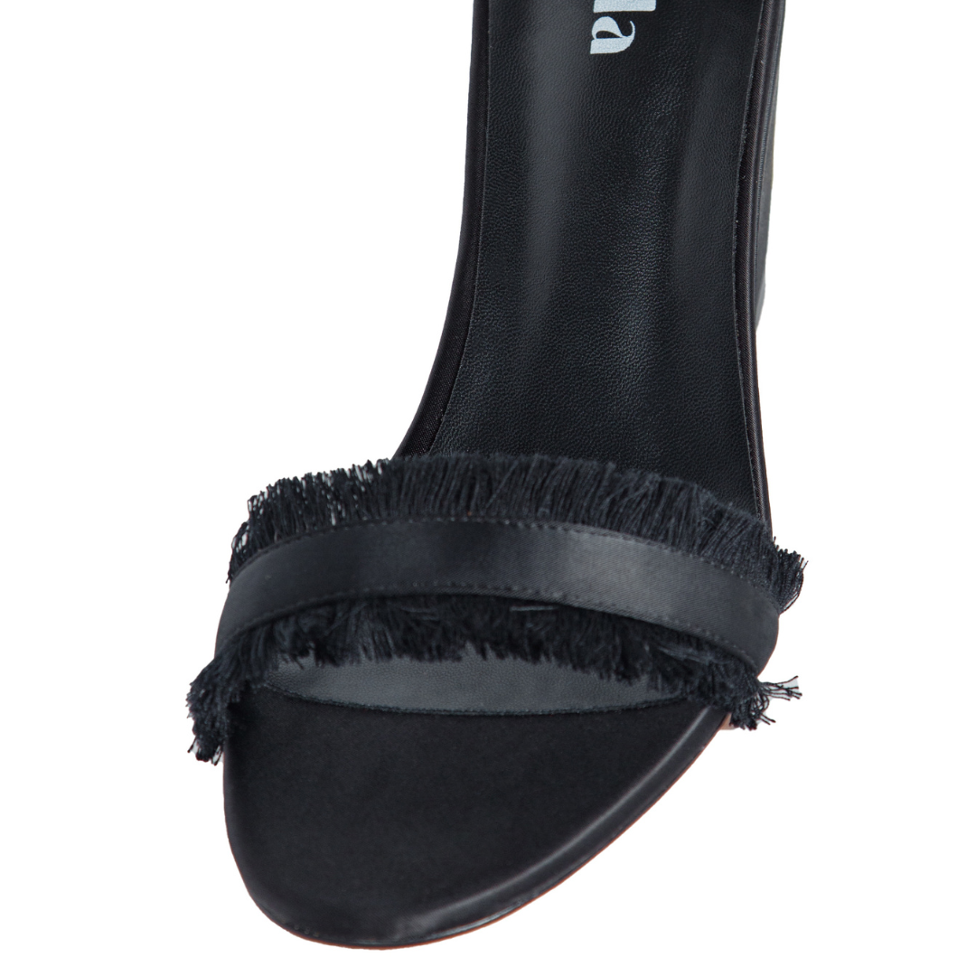 Angela Wedges Black Vaila Shoes