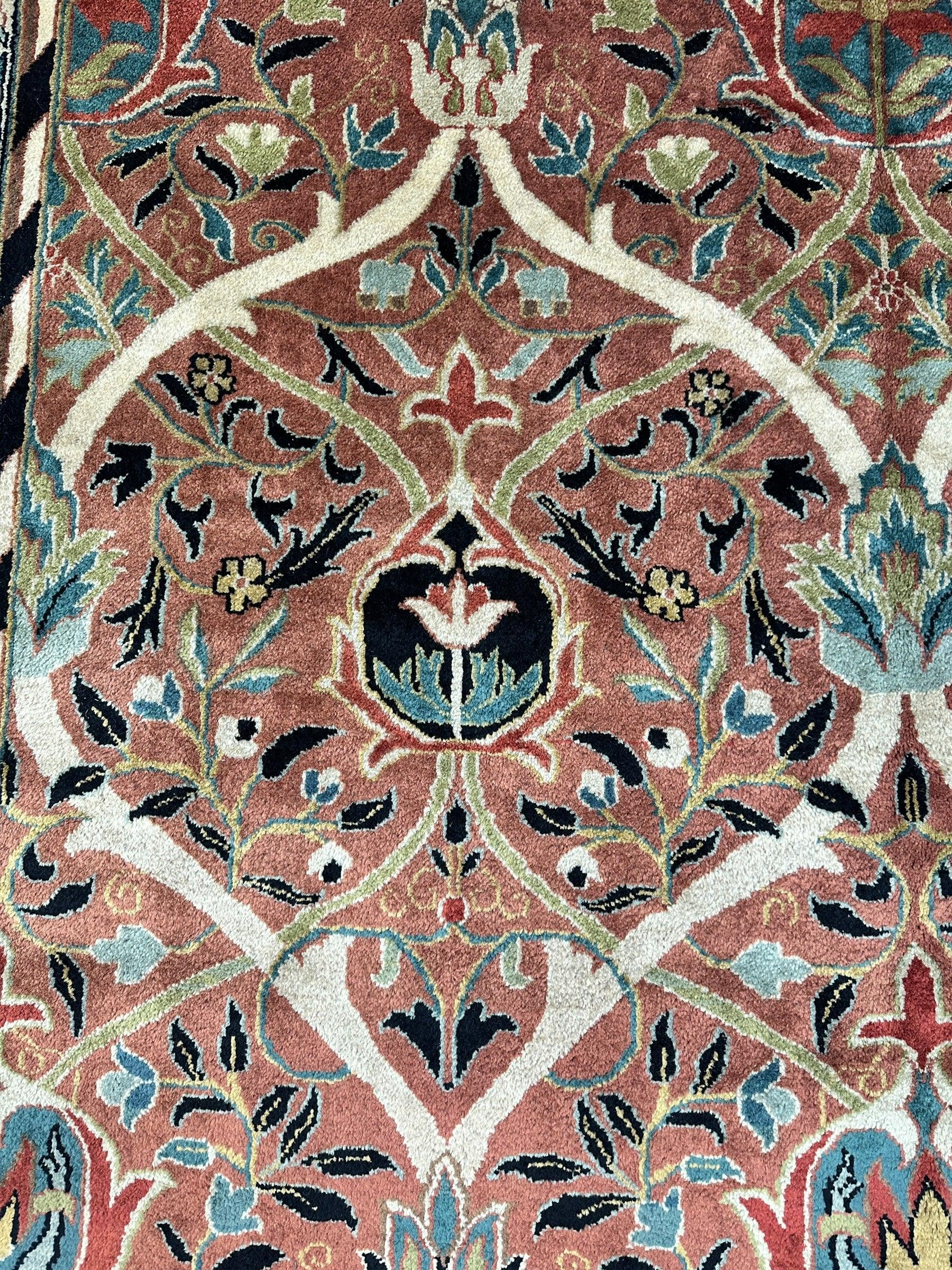 William Morris Hand-Knotted Wool Luxury Handmade Rug - 7'10" x 9'10" Rugistan