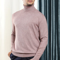 Men's Loose Knit Long Sleeve Solid Sweater