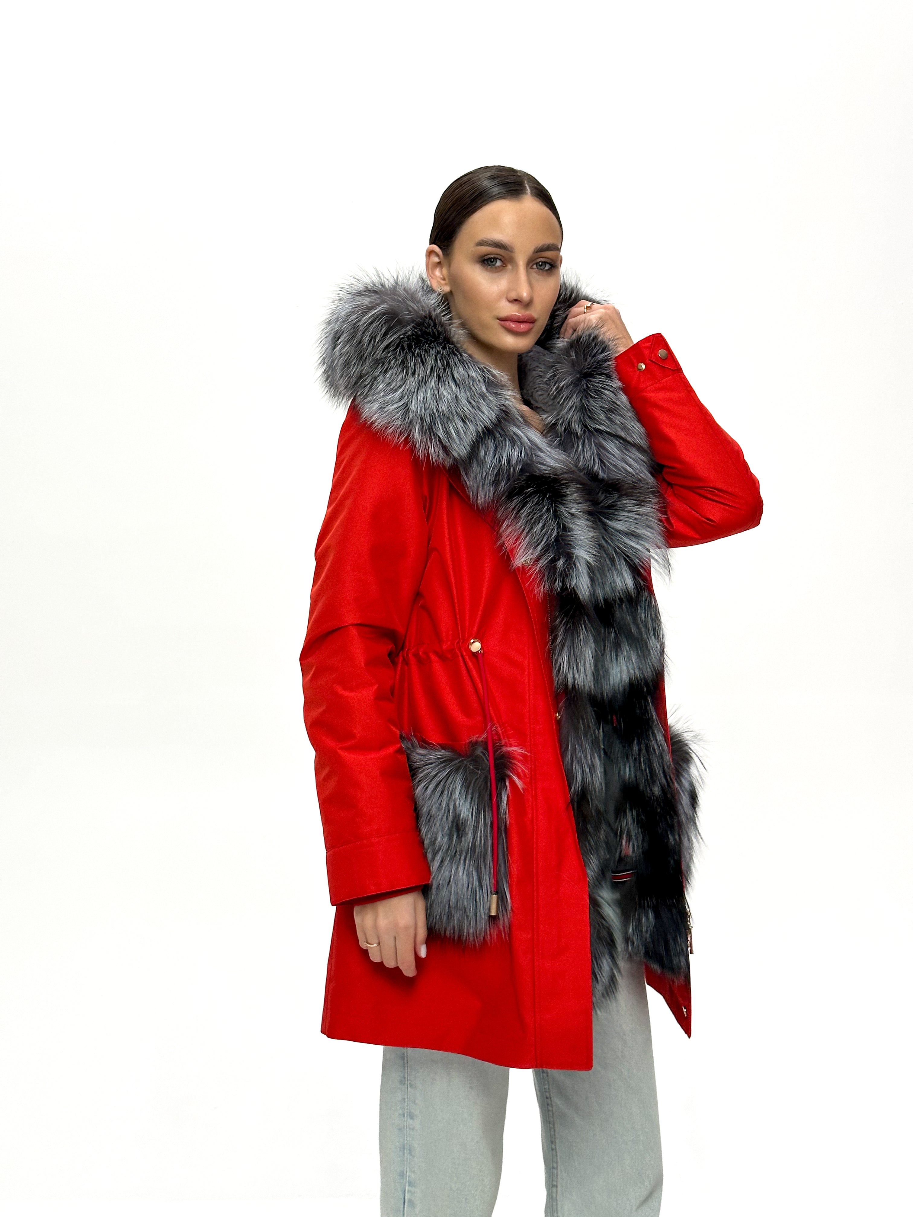 Genuine Silver Fox Fur Rabbit Fur Insulated Parka Alaska® Outerwear Company