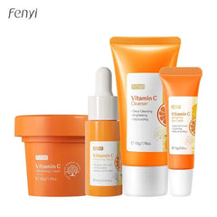 Moisturizing kit for combined facial care with vitamin C Family Shopolf