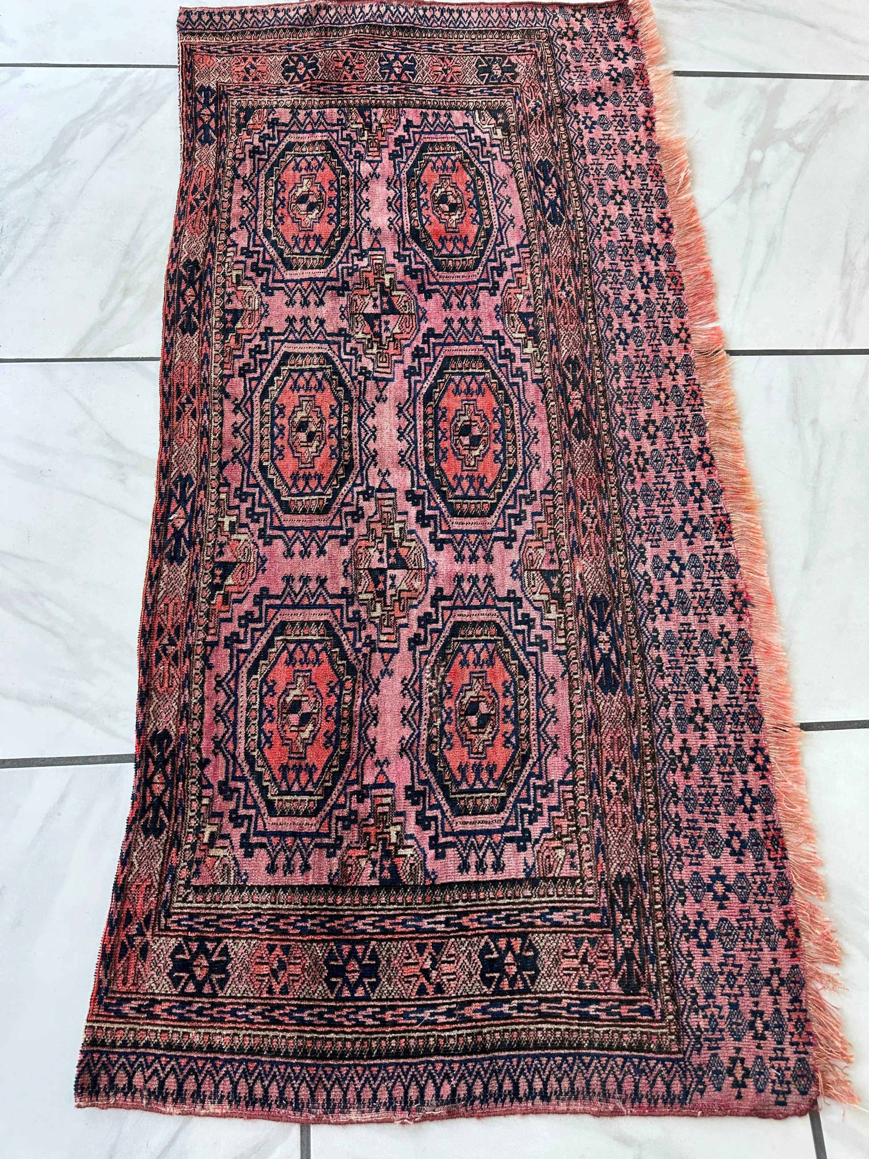 Saryk Turkmen Trapping Torba – 53″ x 25″ Rugistan