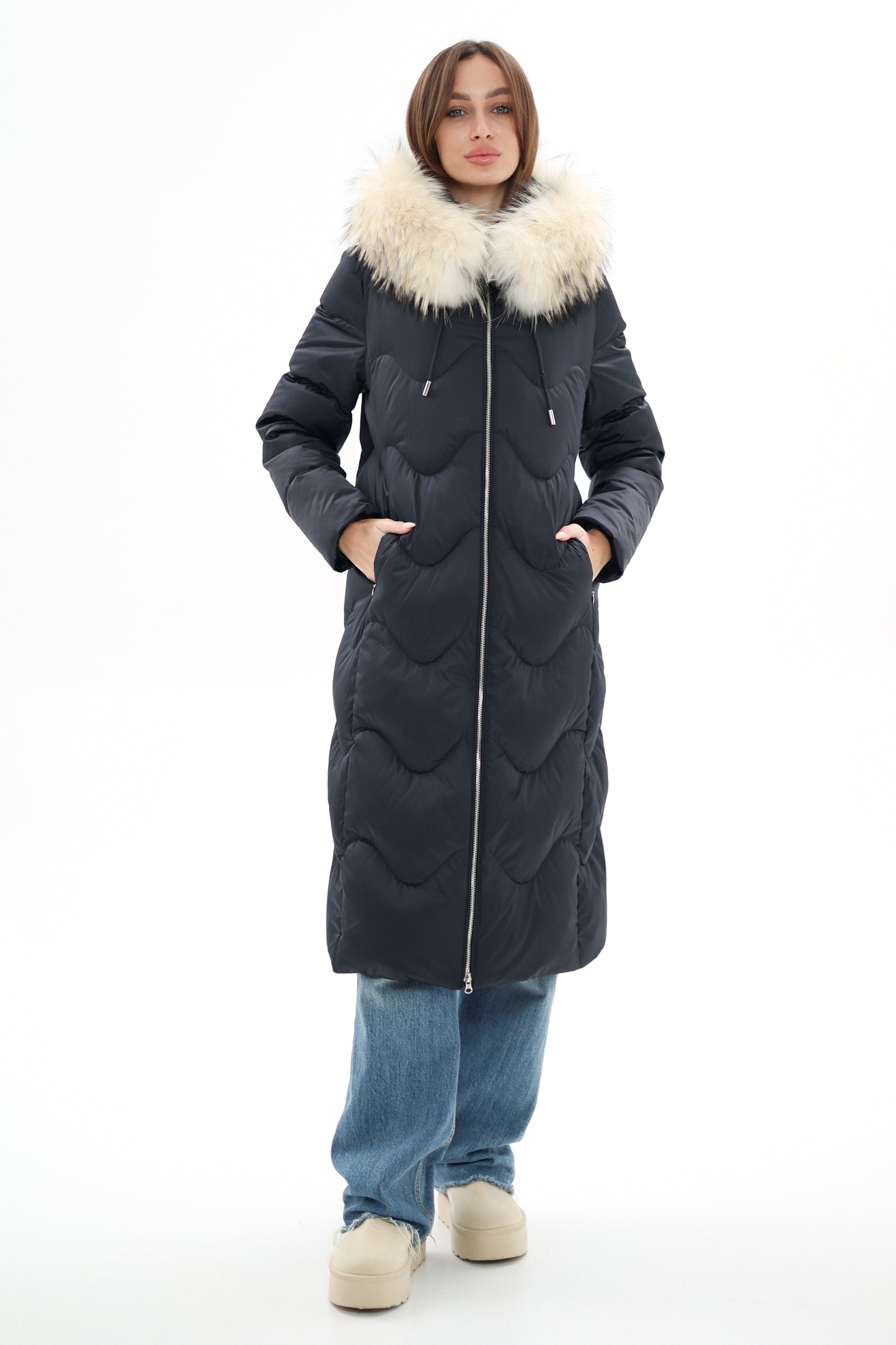 Genuine Fur Trim Down Fill Coat Alaska® Outerwear Company