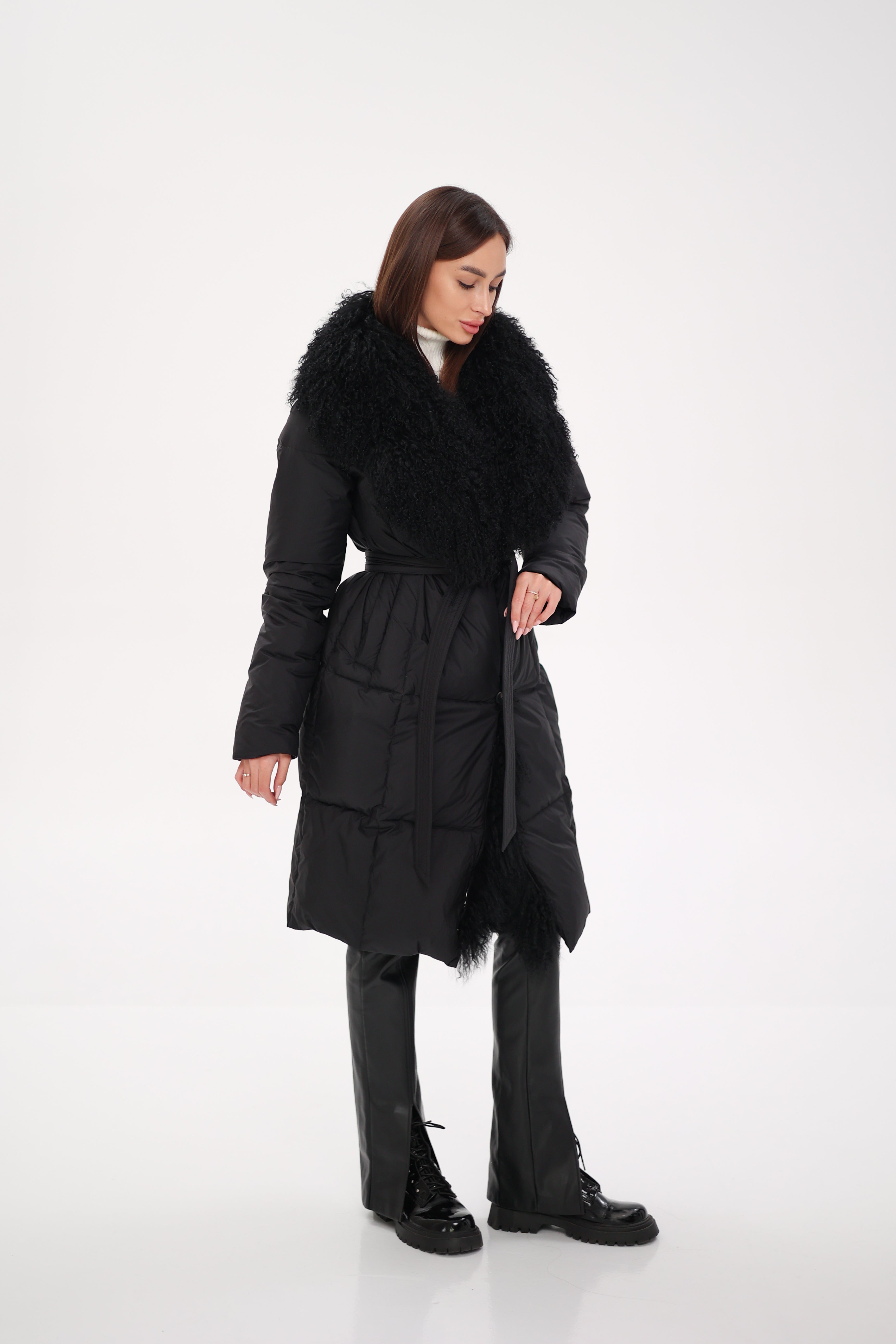 Genuine Lama Fur Premium Down Coat Alaska® Outerwear Company