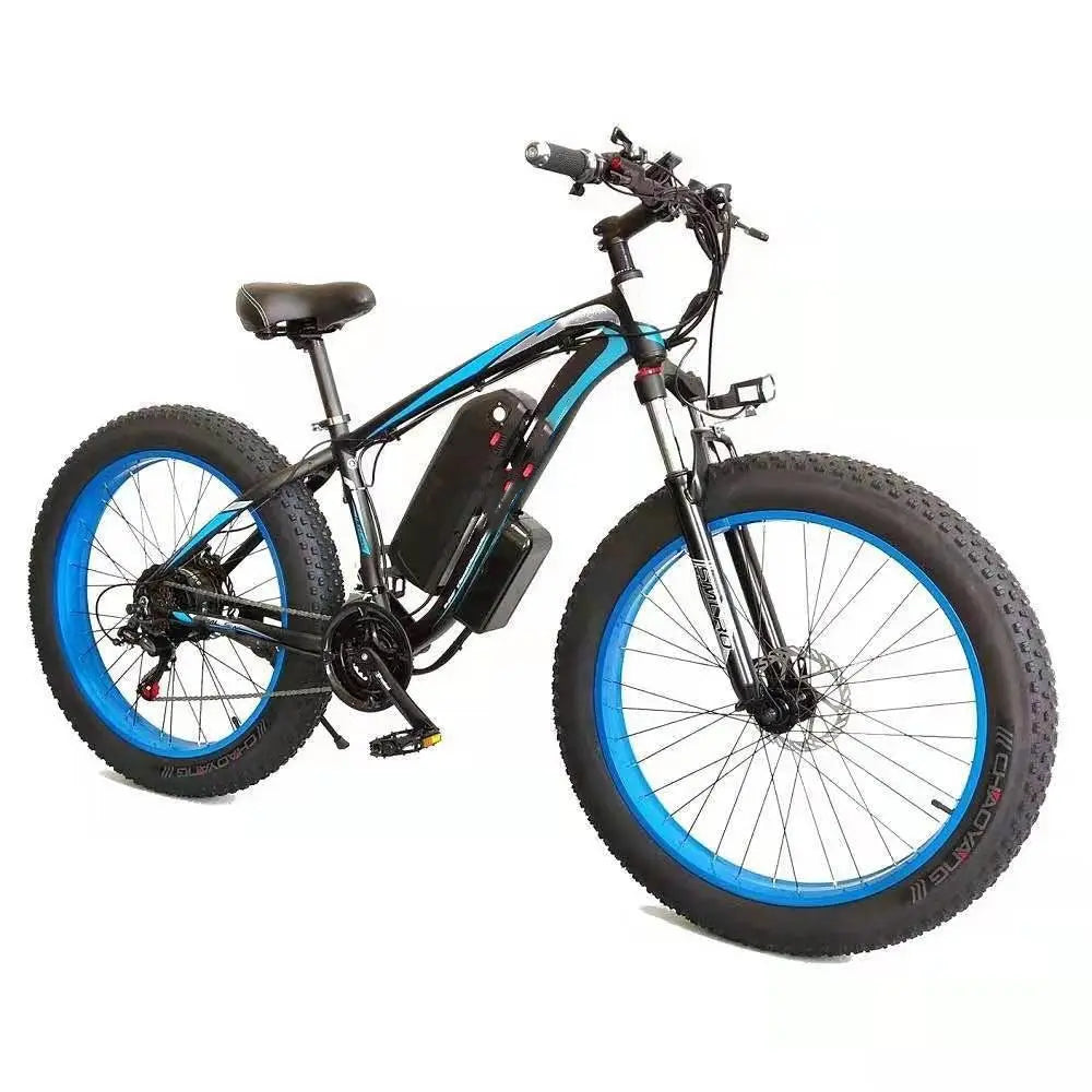 350W Electric Mountain Bike – 26 inch Snow Fat Tires, 60 km Range Family Shopolf