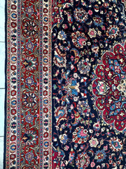 Persian Mashhad Hand Knotted Wool Area Rug 9’9” x 13’3” Rugistan