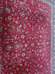 Incredible Persian Kashan All Over Wool Rug 10’2” x 14’ Rugistan
