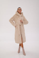 Faux Mink Effect Fur Hooded Coat Alaska® Outerwear Company