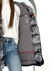 Genuine Silver Fox Fur Rabbit Fur Insulated Parka Alaska® Outerwear Company