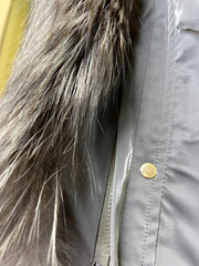 Genuine Silver Fox Fully Lined Hood Rabbit Insulated Parka Alaska® Outerwear Company