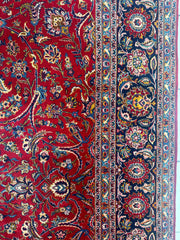Incredible Persian Kashan All Over Wool Rug 10’2” x 14’ Rugistan