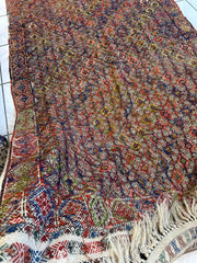 Antique Turkish Jajim Wool Rug 5’6” x 14’5” Rugistan