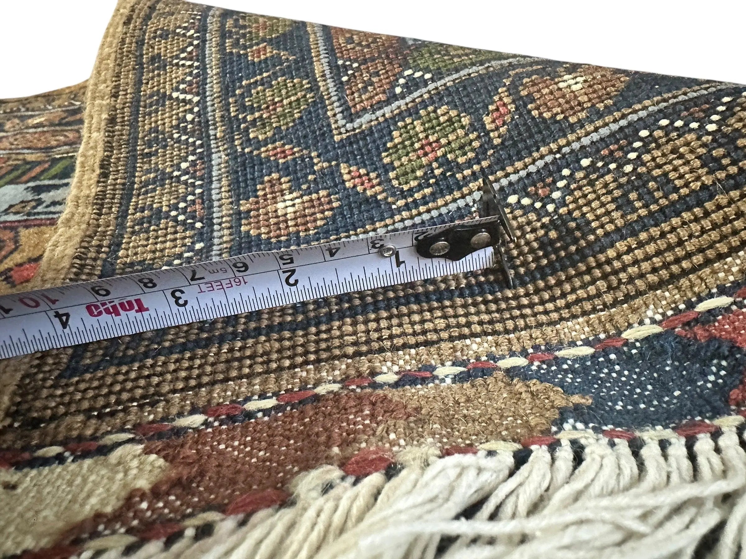 Hand-Knotted Zerkhaki Afghan Wool Area Rug – 6'7" x 9'7" | Rich Brown Tones, Durable Craftsmanship Rugistan