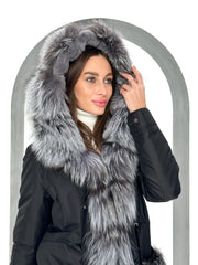 Genuine Silver Fox Fur Rabbit Fur Insulated Parka Alaska® Outerwear Company